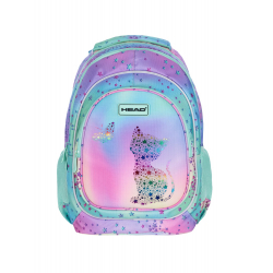 Plecak dla dziewczynki z kotkiem Head Kitty Ombre AB330